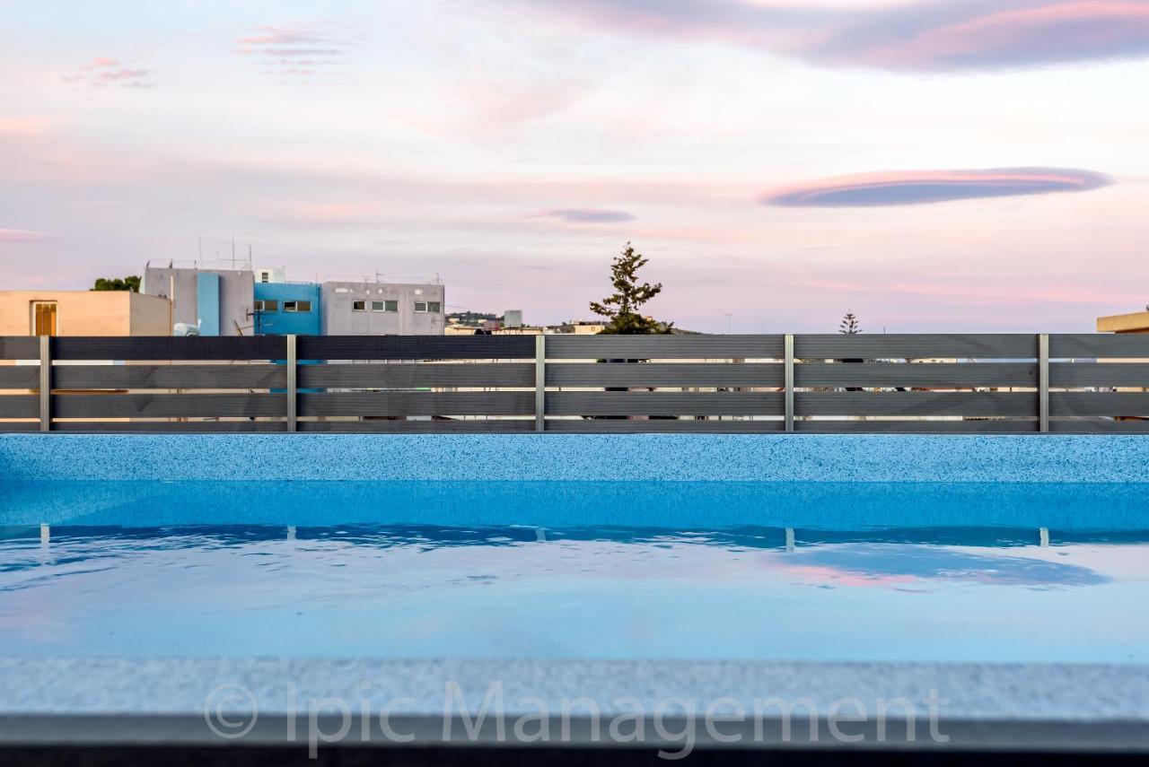 Elegant 2Br Apt Rooftop Pool & Walk To Old Town Chania (Crete) Exterior foto
